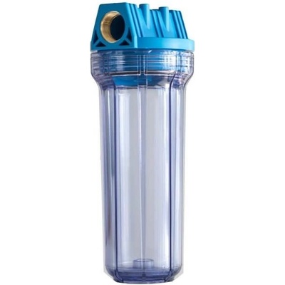 AQUA filtr 9"3/4 1" FP2 FI V/T transparentní bez vložky