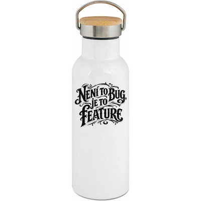 123TRIKO termoska Není to bug, je to feature černá 500 ml