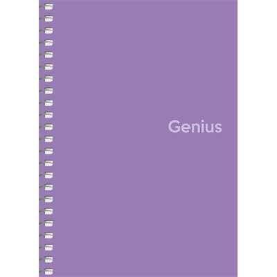 Shkolyaryk Špirálový zošit štvorčekový A6 PP obal Genius