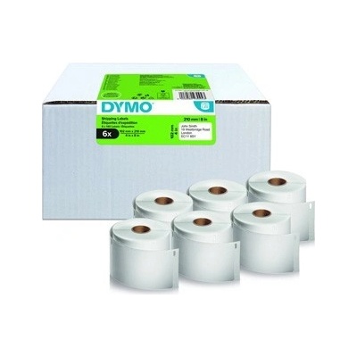 Dymo 2177565, 210mm x 102mm, biele papierové etikety
