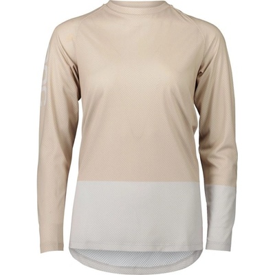 POC W's MTB Pure LS Jersey Lt Sandstone Beige/Granite Grey