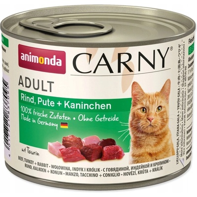 Animonda Carny Adult hovädzie, morka, králik 200 g