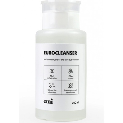 E.Mi Eurocleanser Odmašťovač nehtů odstraňovač výpotku 200 ml