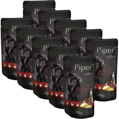 Piper Adult s hovädzou pečeňou a zemiakmi 10 x 150 g