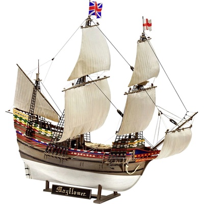 Revell Сглобяем модел Revell Антични: Кораби - Ветроходен кораб Mayflower (400th Юбилейно издание)