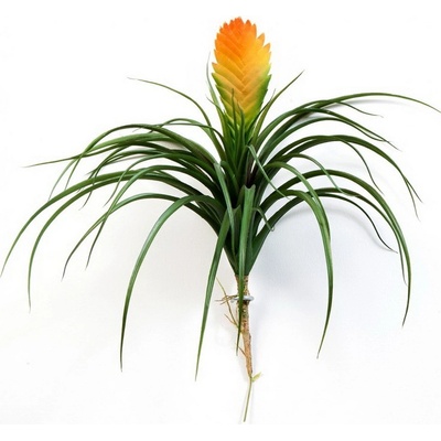 Umělá květina Bromelia s květem, 30cm
