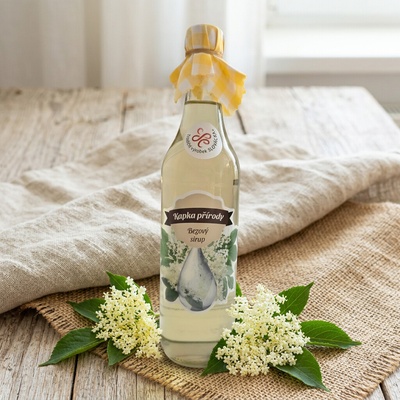 Kapka Přírody Bezový sirup 1 l