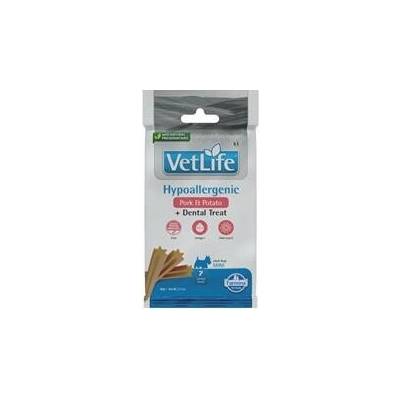 Vet Life Dog Dental Snack Hypoallergenic Pork Adult Mini 60 g