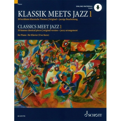 CLASSICS MEET JAZZ 1 + Audio Online sólo klavír