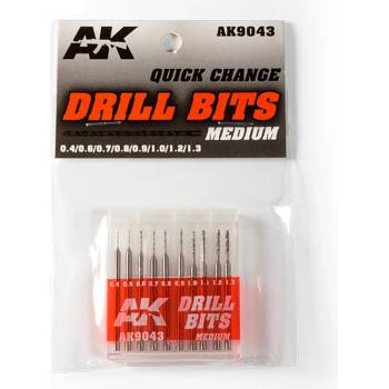 AK-Interactive AK Tools AK9043 Drill Bits 0,4-1,3 10ks