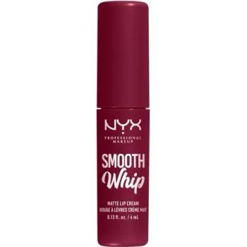 NYX Cosmetics Smooth Whip Matte Lip Cream червило с гладка текстура за перфектно изглаждане на устните 4 ml нюанс 15 Chocolate Mousse