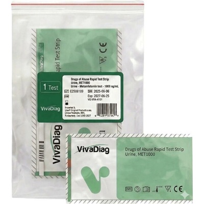 VivaDiag Rychlý drogový test na Pervitin (Metamfetamin) VivaDiag 1 ks
