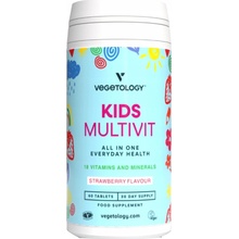 Vegetology Kids Multivit Multivitamíny a minerály pro děti 60 tablet