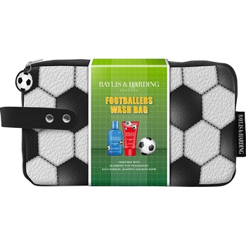 Baylis & Harding Football pěna do koupele 100 ml + šampon 50 ml + koupelová bomba 100 ml + kosmetická taštička