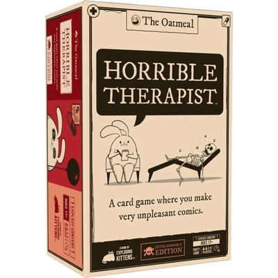 Exploding Kittens Настолна игра Horrible Therapist (Extra Horrible Edition) - Парти (HOTH-XTRA-3)