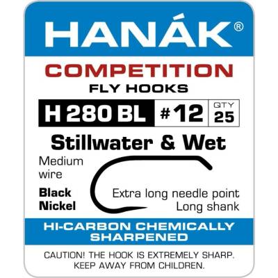 Hanák Competition Muškařský háček jezerní a mokré mušky vel.16 25 ks