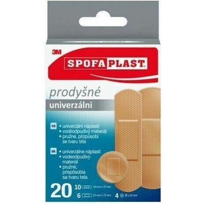 Nexcare náplast Spofaplast 176 univerzální 20 ks mix