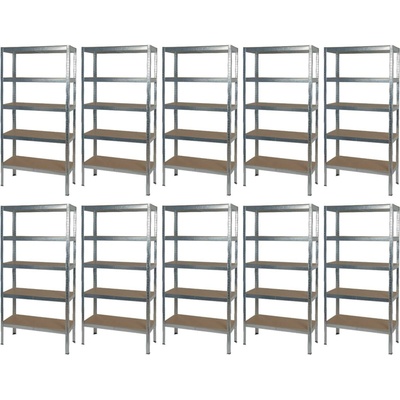 Matabro Regálový systém 900 x 400 x 1800 mm 10 ks MB-SH01