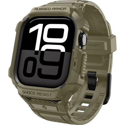 Spigen rugged armor pro v2 apple watch 10 / 11 (46 mm) vintage khaki (8800283316391)
