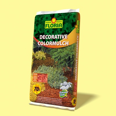 Agro FLORIA Decorative ColorMulch oranžová 70 l
