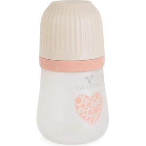 Cangaroo Стъклено бебешко шише Cangaroo - Amori, 180 ml, розово (113070) - baby