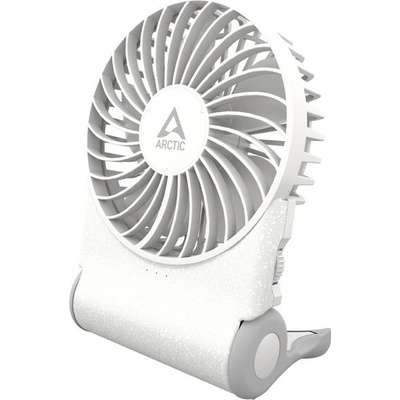ARCTIC Summair 2Go (White) - Rechargeable Pocket Fan with Stand (74 ho