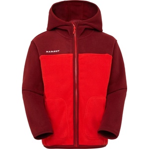 Mammut Детско поларено яке Mammut Kid's Waymarker Midlayer Hooded Jacket Fleece jacket - Mammut Red / Dark Mammut Red - размер 140 (EU) (703-6438-0314)