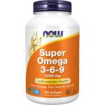 NOW Super Omega 3-6-9 1200 mg [180 Гел капсули]
