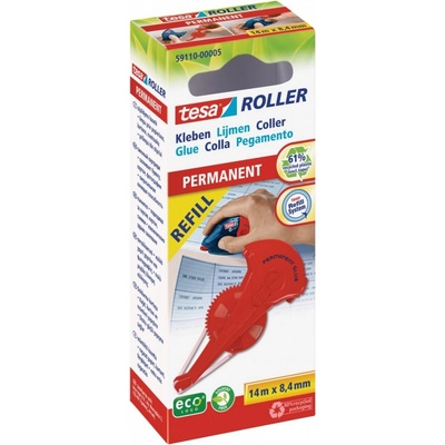 Tesa Roller, náplň pro strojek s trvalým lepidlem, 14 m x 8,4 mm