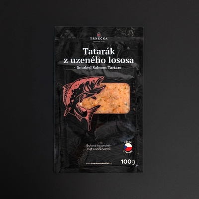 Trnečka Smoked Fish Tatarák z uzeného lososa 100 g – Zbozi.Blesk.cz