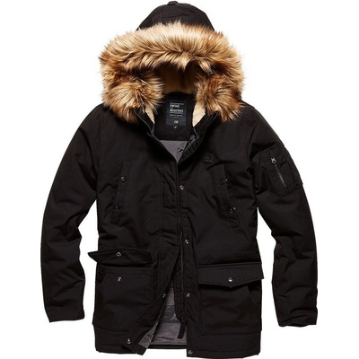 Vintage Industries Hailey Parka čierna