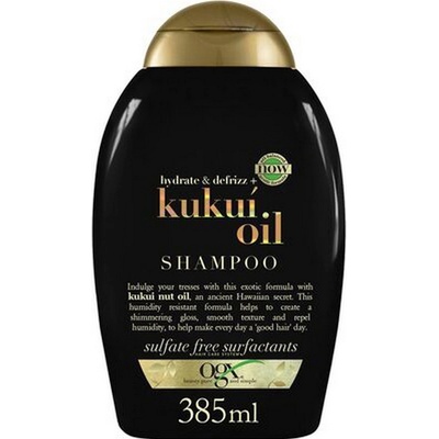 OGX Hydratačný šampón proti krepatosti kukui olej 385 ml