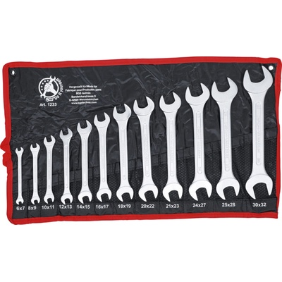 BGS technic Sada oboustranných plochých klíčů 6 x 7 - 30 x 32 mm 12dílná BGS 1233