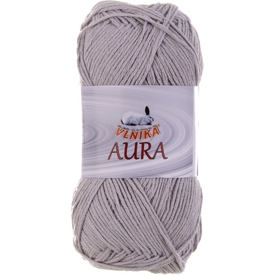 VLNIKA Priadza Aura 100 g – 904 svetlosivá