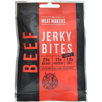 TheMeatmakers Jerky bites hovězí uzené 25 g