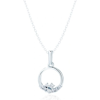 SAVICKI Висулка с колело Savicki: бяло злато. диаманти