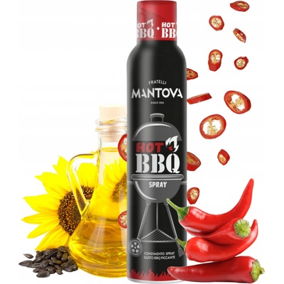 Mantova Olej ve spreji barbecue pikantní 200 ml