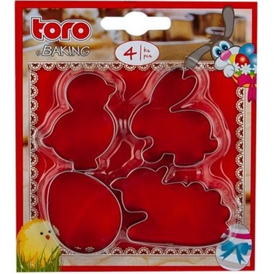 TORO VYKRAJOVÁTKA VELIKONOČ. 4KS OVCE,KUŘE,KRÁLÍK,VEJCE