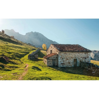 Komar Vliesová fototapeta Picos de Europe Alm 450 x 280 cm