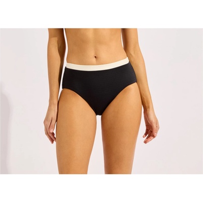 Seafolly Дамско бикини долнище Seafolly Band Wave Belted High Waisted Pant Bikini bottom - Black - размер 44 (EU) (150-6611-0117)