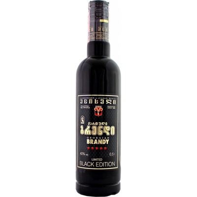 Georgian Brandy Black Edition 40% 0,5 l (čistá fľaša)