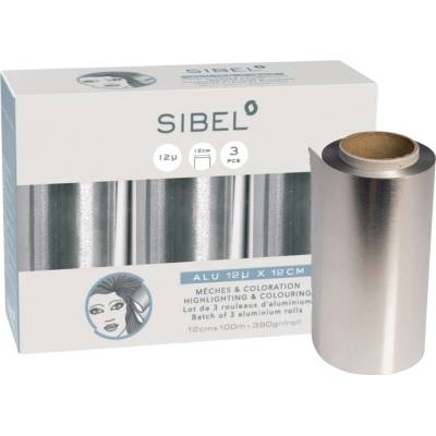 Profesionální alobal Sibel Alu 12 cm x 100 m, 12 mikro - 3 ks