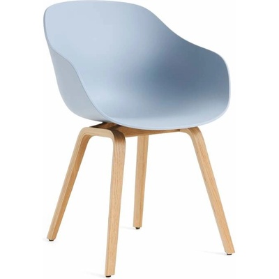 HAY AAC 222 Lacquered Oak Veneer / slate blue