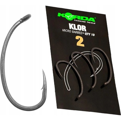 Korda Klor Hook Barbed vel.2 10 ks
