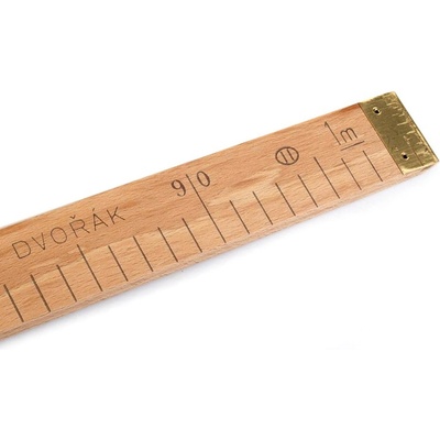 Prima-obchod Metr dřevěný plochý s evropským cejchem, barva přírodní – Sleviste.cz