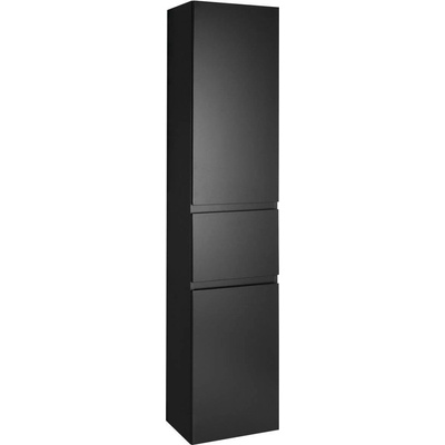 Aqualine ALTAIR vysoká skříňka s košem 40x184x31cm, černá mat, pravá, AI685R