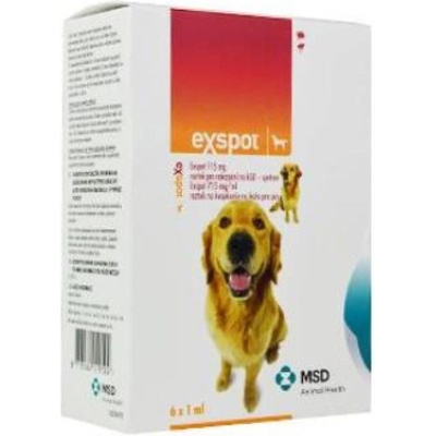 MSD Exspot Spot-on 6 x 1 ml – Zbozi.Blesk.cz