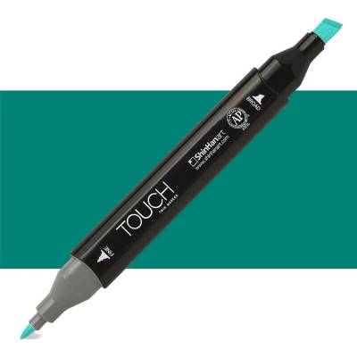 Lihová fixa TOUCH oboustranná Fine & Chisel, Turquoise green (BG53)