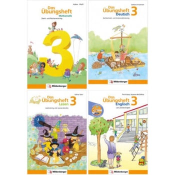 Image 1 of Sicher ins 4. Schuljahr - Sparpaket: Rechnen - Schreiben - Lesen - Grammatik - Englisch · Klasse 3, 4 Teile | diverse