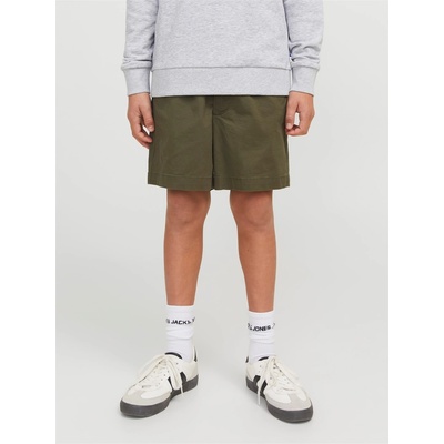 Jack and Jones Анцуг Jack and Jones Kids' Stretch Woven Tracksuit Shorts - Olive Night